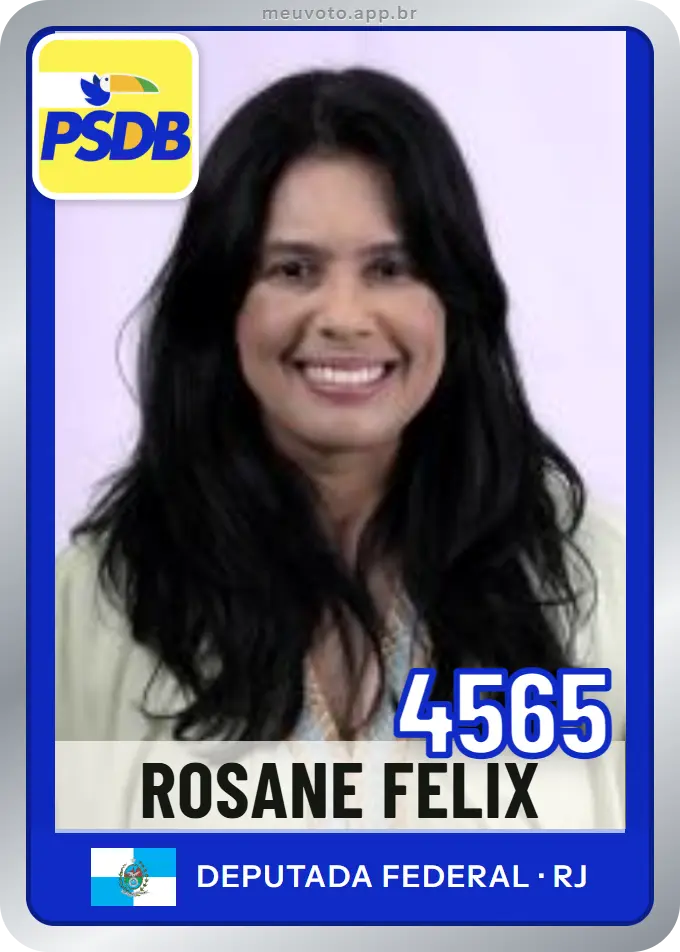 Carta de Rosane Felix, número 4565, PSDB