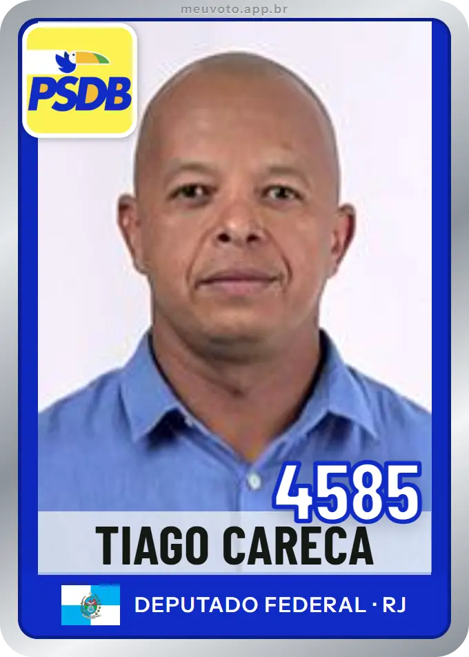 Carta de Tiago Careca, número 4585, PSDB
