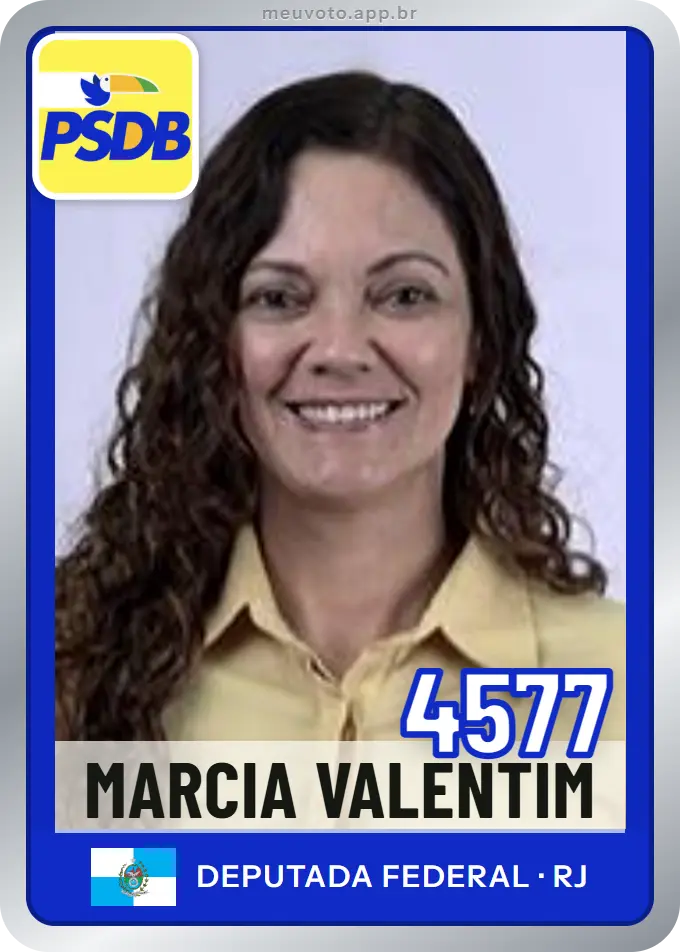 Carta de Marcia Valentim, número 4577, PSDB
