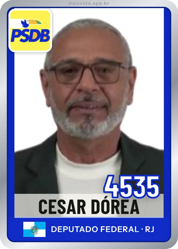 Carta de Cesar Dórea, número 4535, PSDB