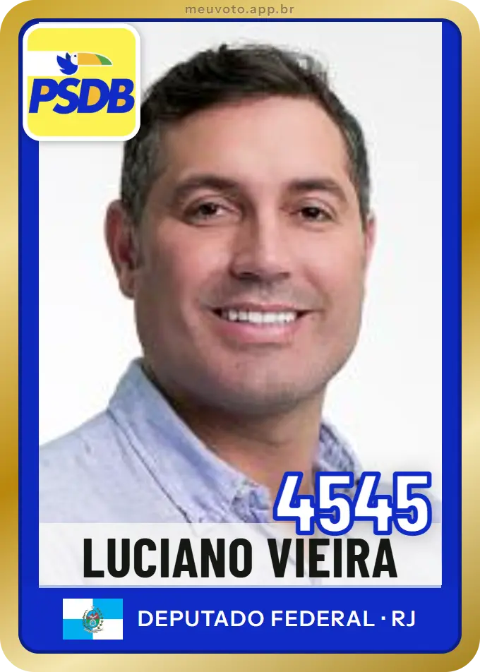 Carta de Luciano Vieira, número 4545, PSDB
