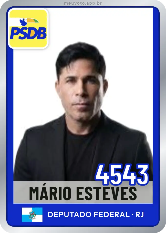 Carta de Mário Esteves, número 4543, PSDB
