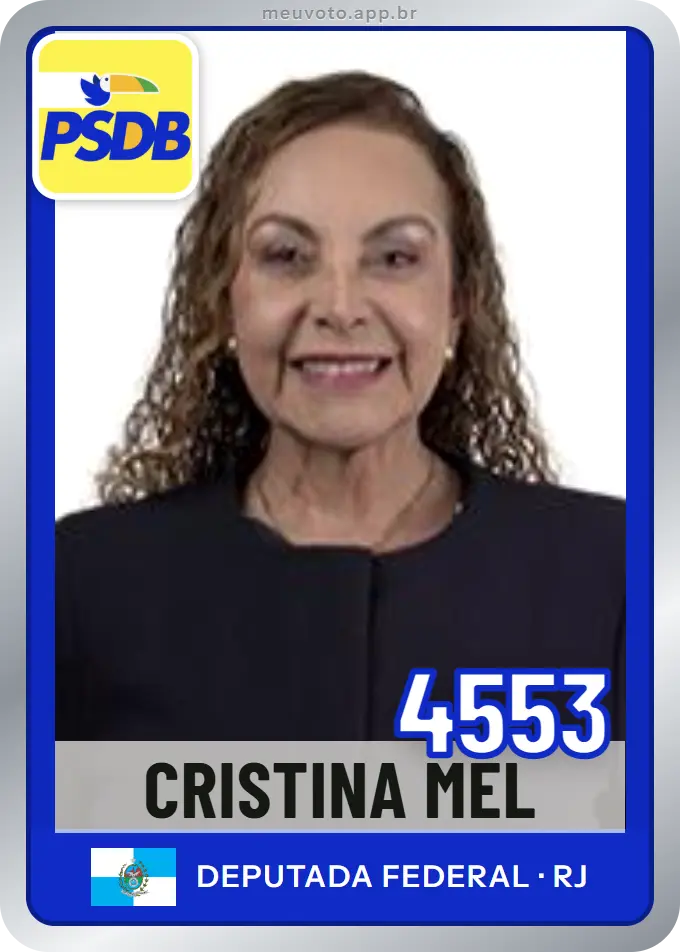 Carta de Cristina Mel, número 4553, PSDB