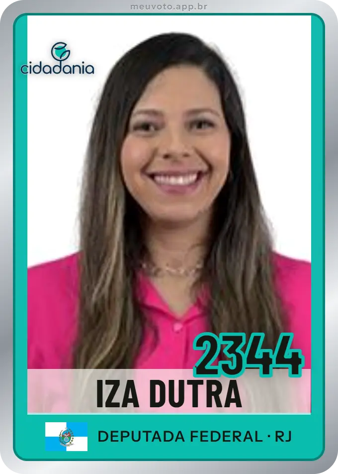 Carta de Iza Dutra, número 2344, Cidadania