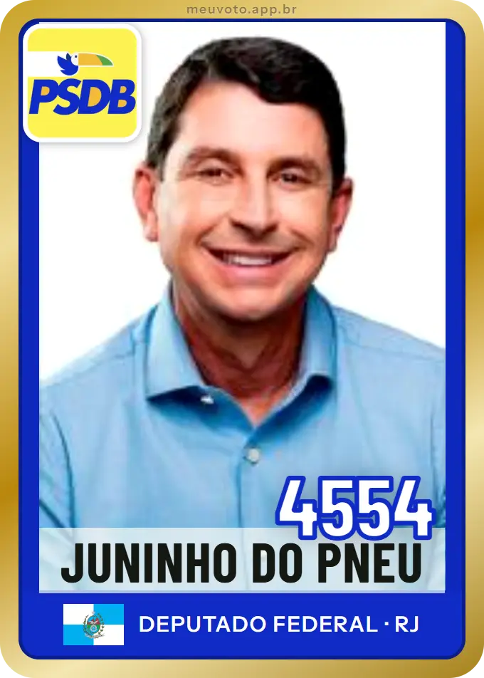 Carta de Juninho do Pneu, número 4554, PSDB