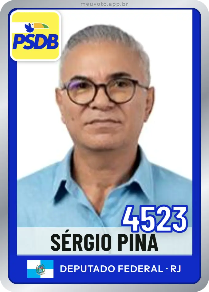 Carta de Sérgio Pina, número 4523, PSDB