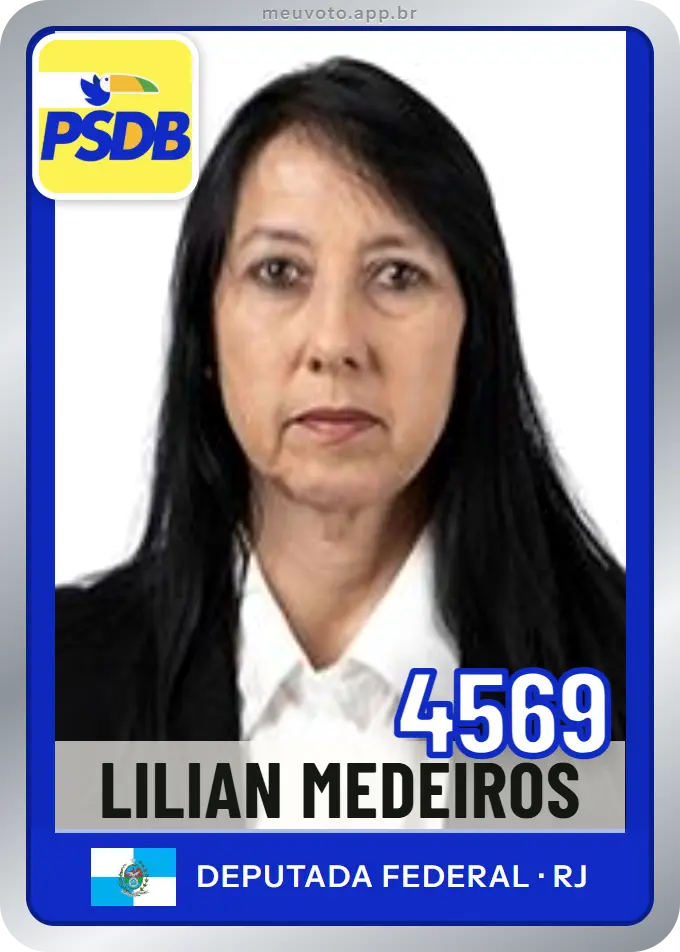 Carta de Lilian Medeiros, número 4569, PSDB