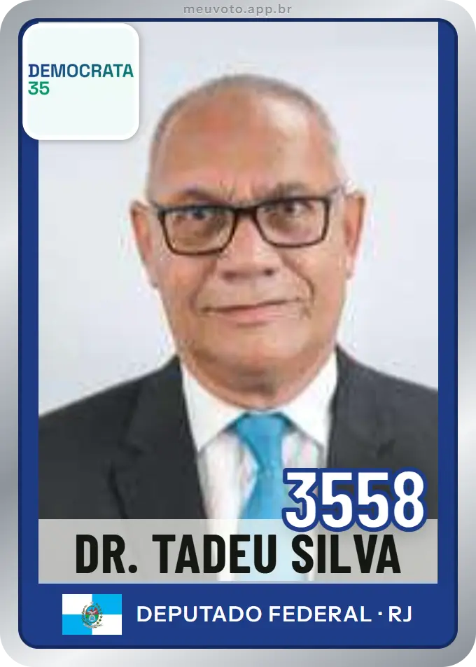 Carta de Dr. Tadeu Silva, número 3558, Democrata