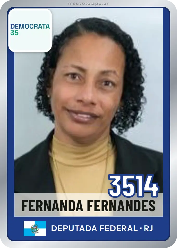 Carta de Fernanda Fernandes, número 3514, Democrata