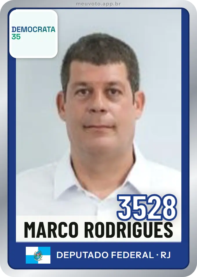 Carta de Marco Rodrigues, número 3528, Democrata
