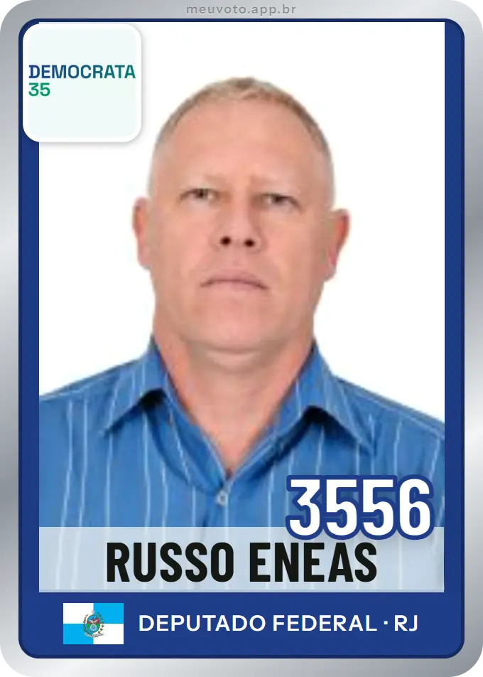 Carta de Russo Eneas, número 3556, Democrata