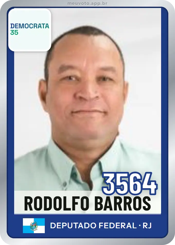 Carta de Rodolfo Barros, número 3564, Democrata