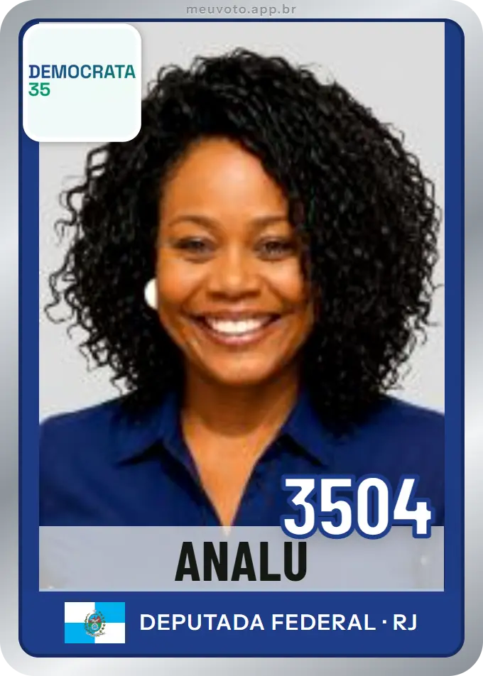 Carta de Analu, número 3504, Democrata