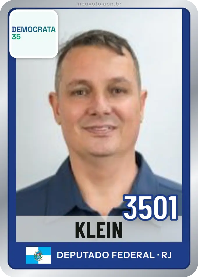 Carta de Klein, número 3501, Democrata