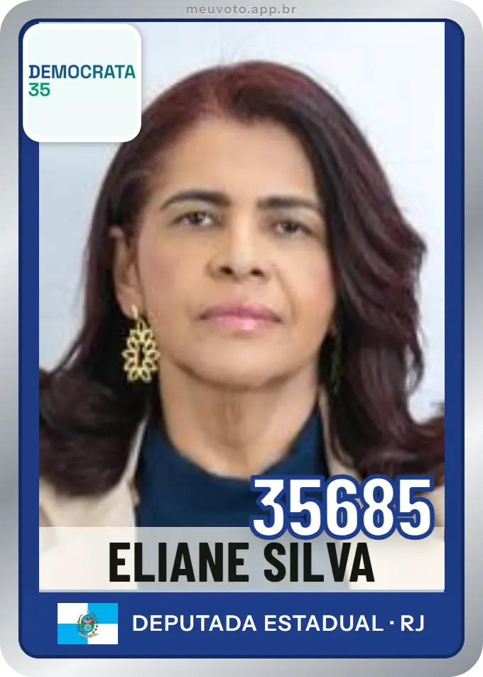 Carta de Eliane Silva, número 35685, Democrata