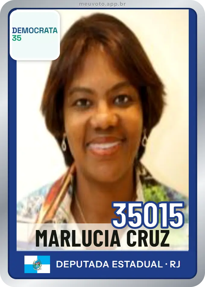 Carta de Marlucia Cruz, número 35015, Democrata