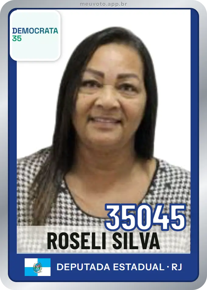 Carta de Roseli Silva, número 35045, Democrata