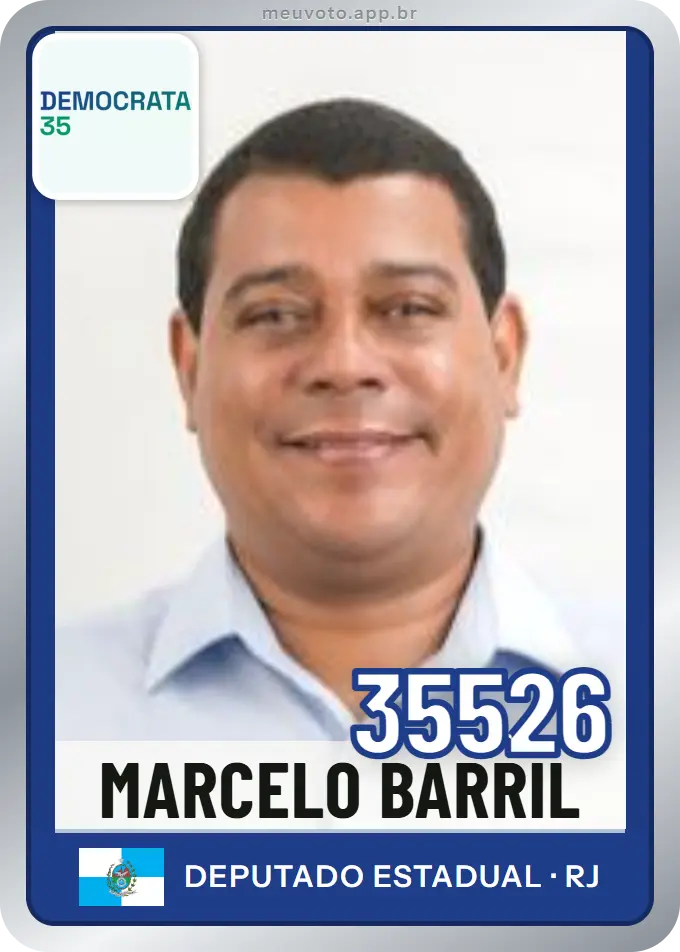 Carta de Marcelo Barril, número 35526, Democrata