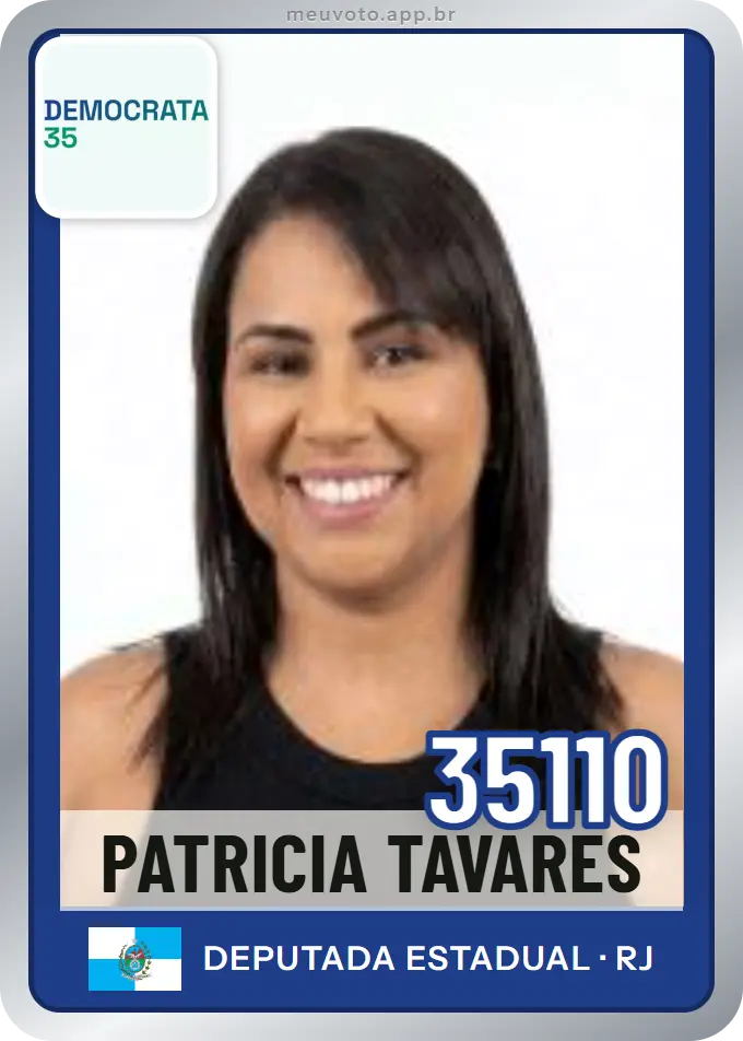 Carta de Patricia Tavares, número 35110, Democrata