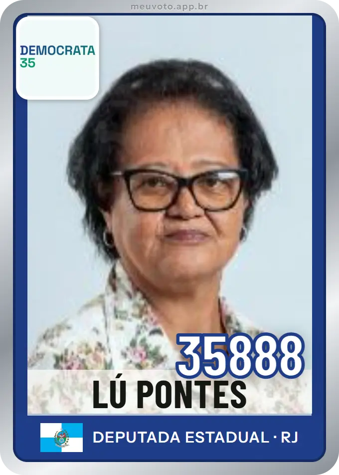 Carta de Lú Pontes, número 35888, Democrata