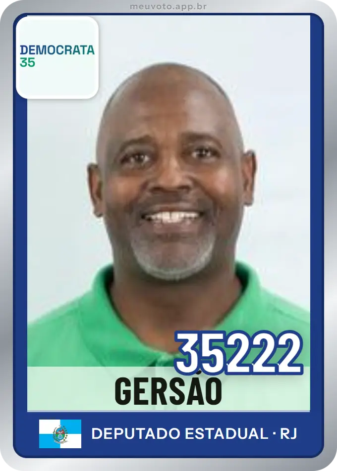 Carta de Gersão, número 35222, Democrata