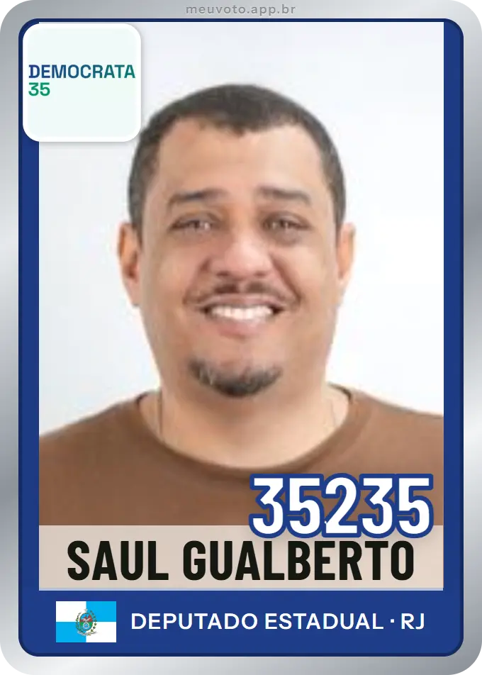 Carta de Saul Gualberto, número 35235, Democrata