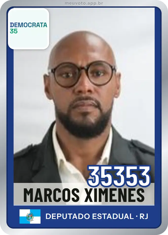 Carta de Marcos Ximenes, número 35353, Democrata