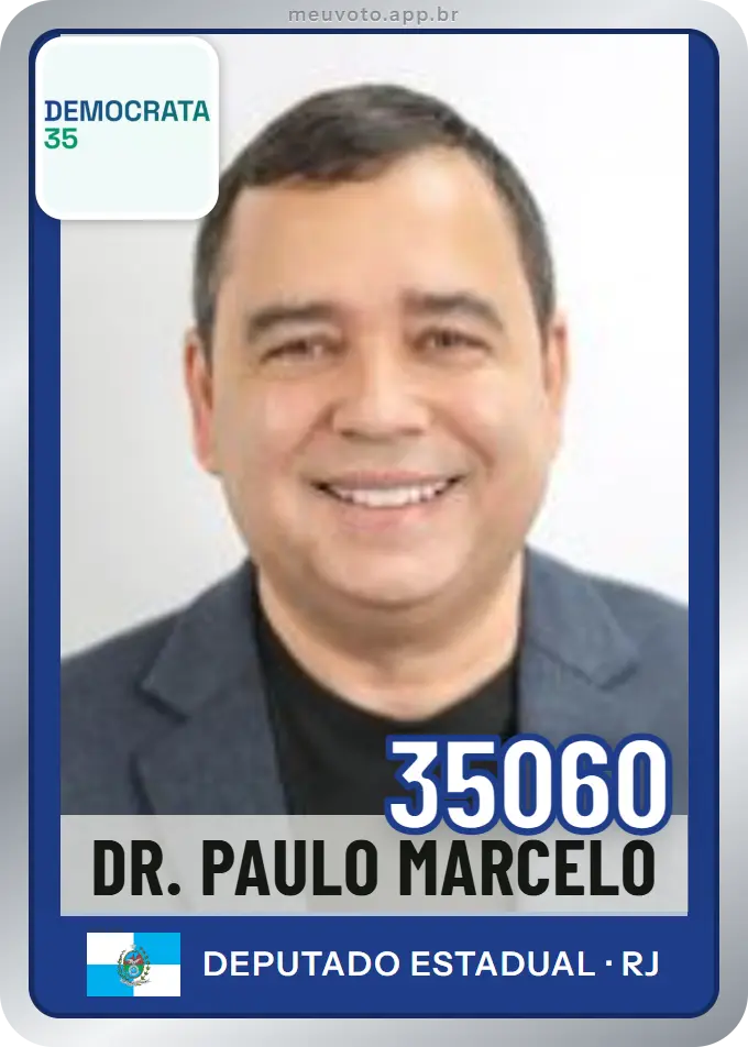 Carta de Dr. Paulo Marcelo, número 35060, Democrata