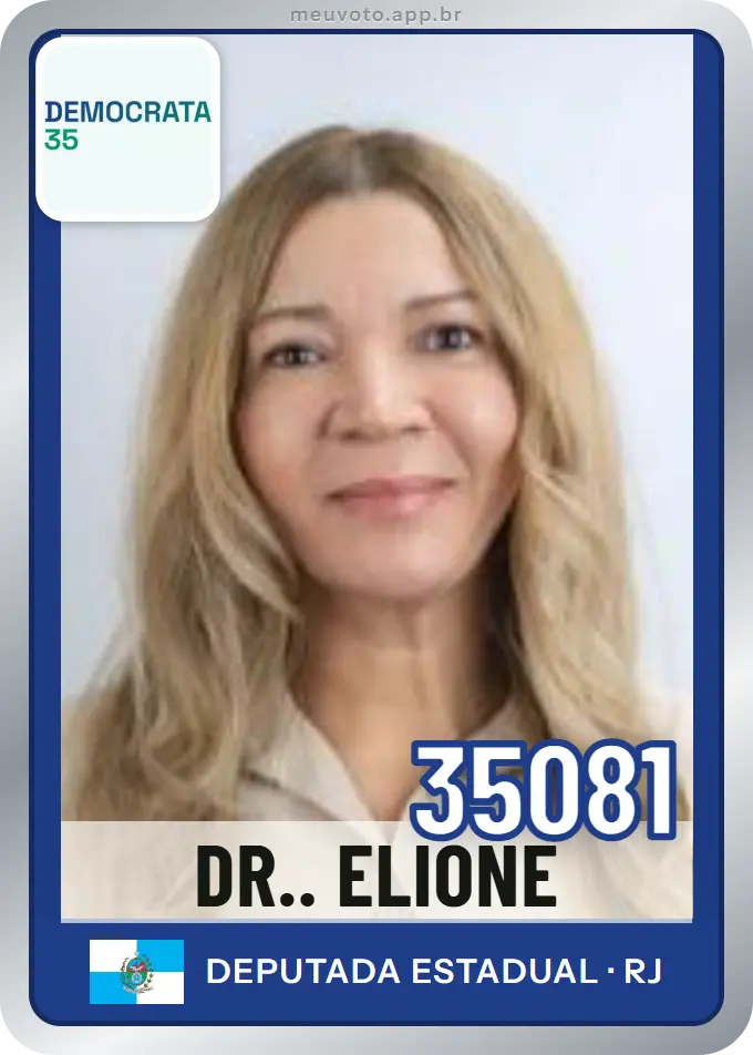 Carta de Dr.. Elione, número 35081, Democrata