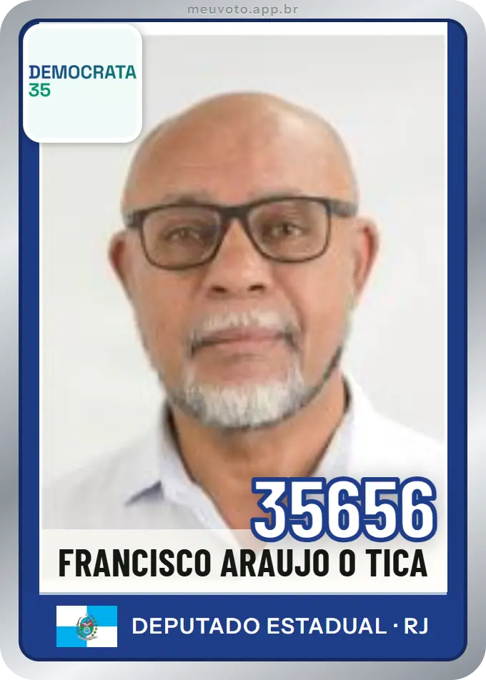 Carta de Francisco Araujo O Tica, número 35656, Democrata