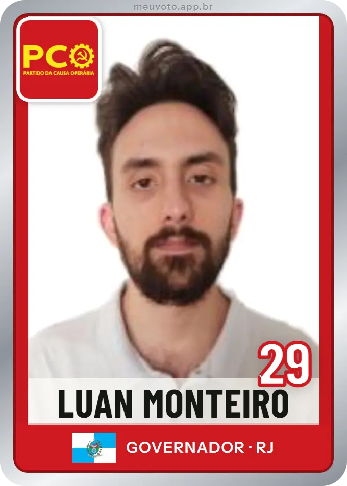 Carta de Luan Monteiro, número 29, PCO