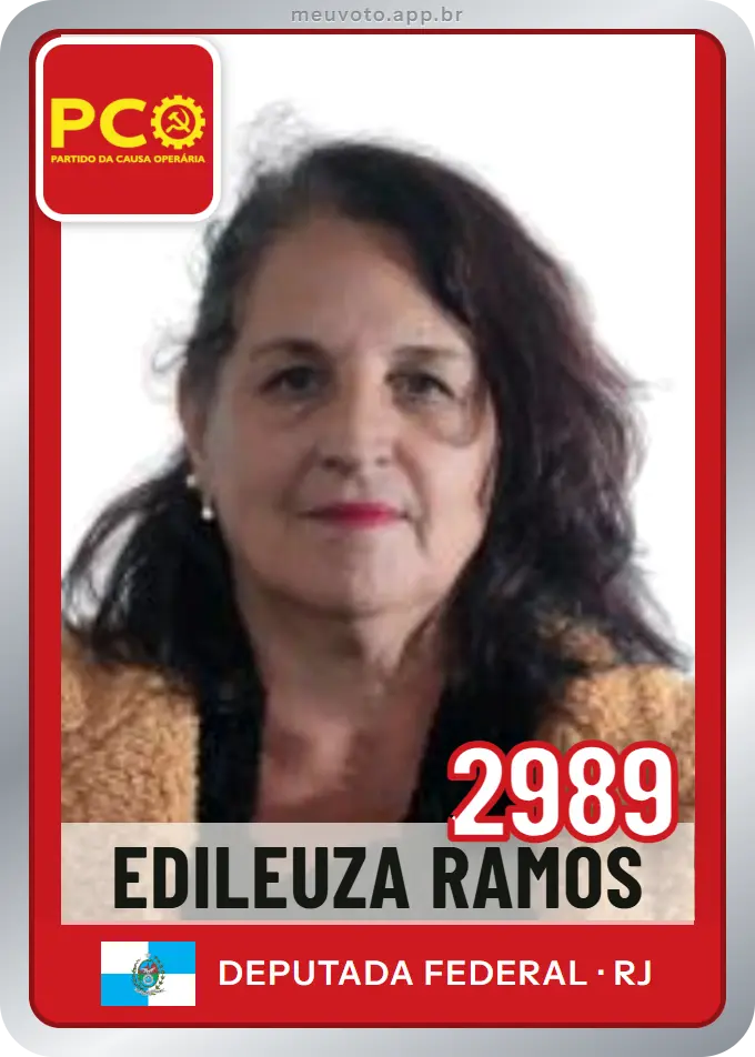 Carta de Edileuza Ramos, número 2989, PCO