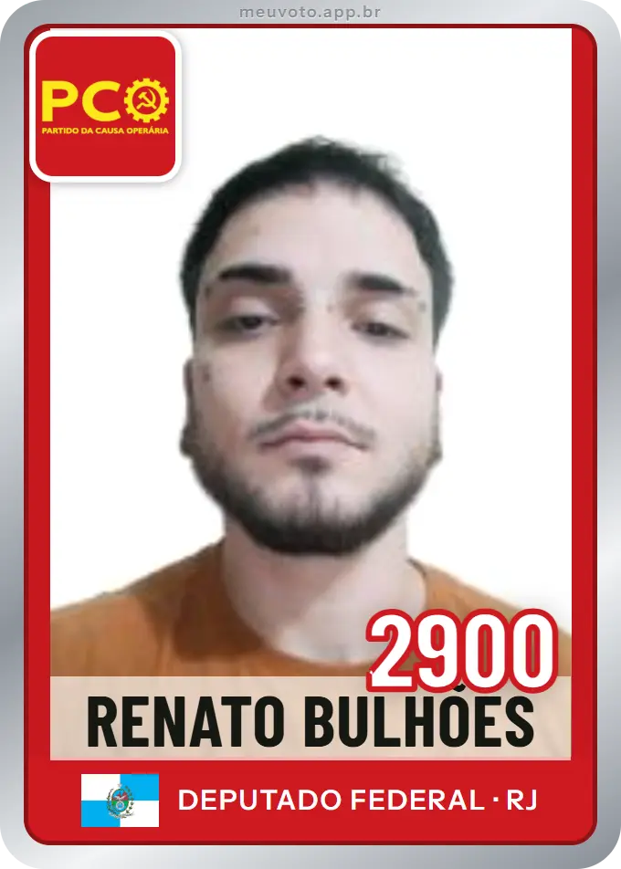 Carta de Renato Bulhões, número 2900, PCO