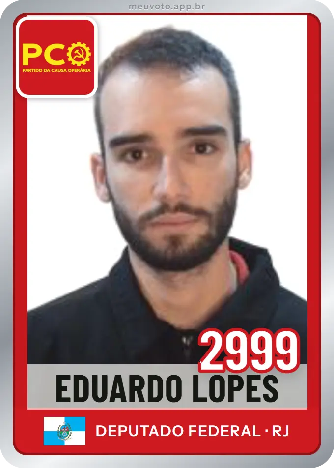 Carta de Eduardo Lopes, número 2999, PCO