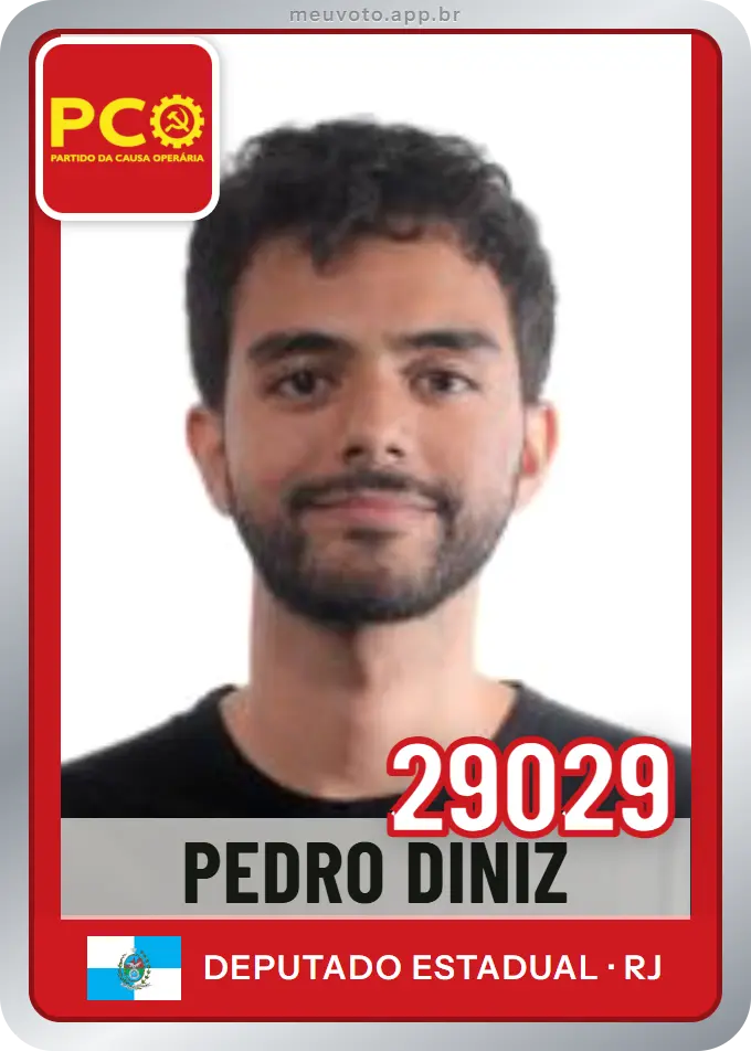 Carta de Pedro Diniz, número 29029, PCO