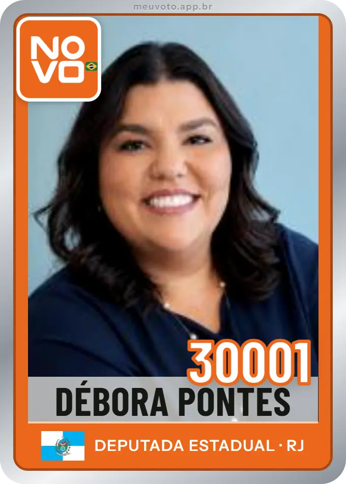 Carta de Débora Pontes, número 30001, Novo