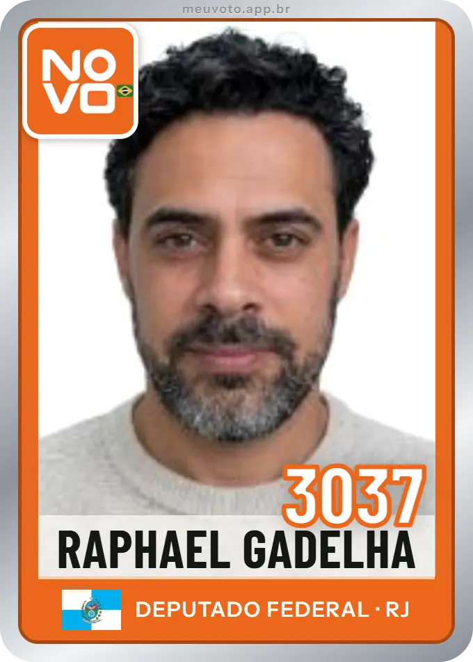 Carta de Raphael Gadelha, número 3037, Novo