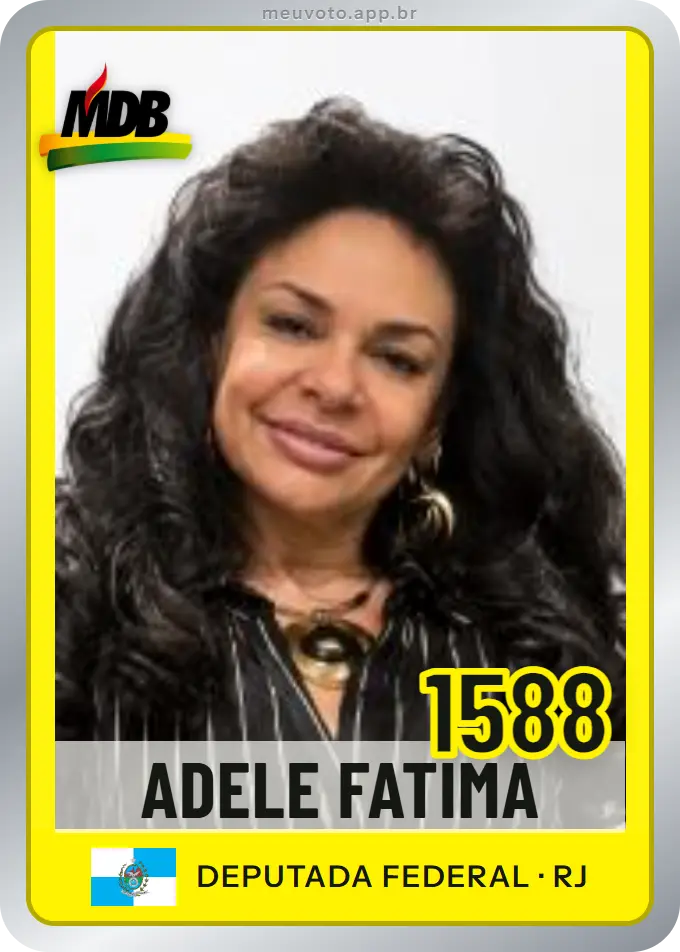 Carta de Adele Fatima, número 1588, MDB