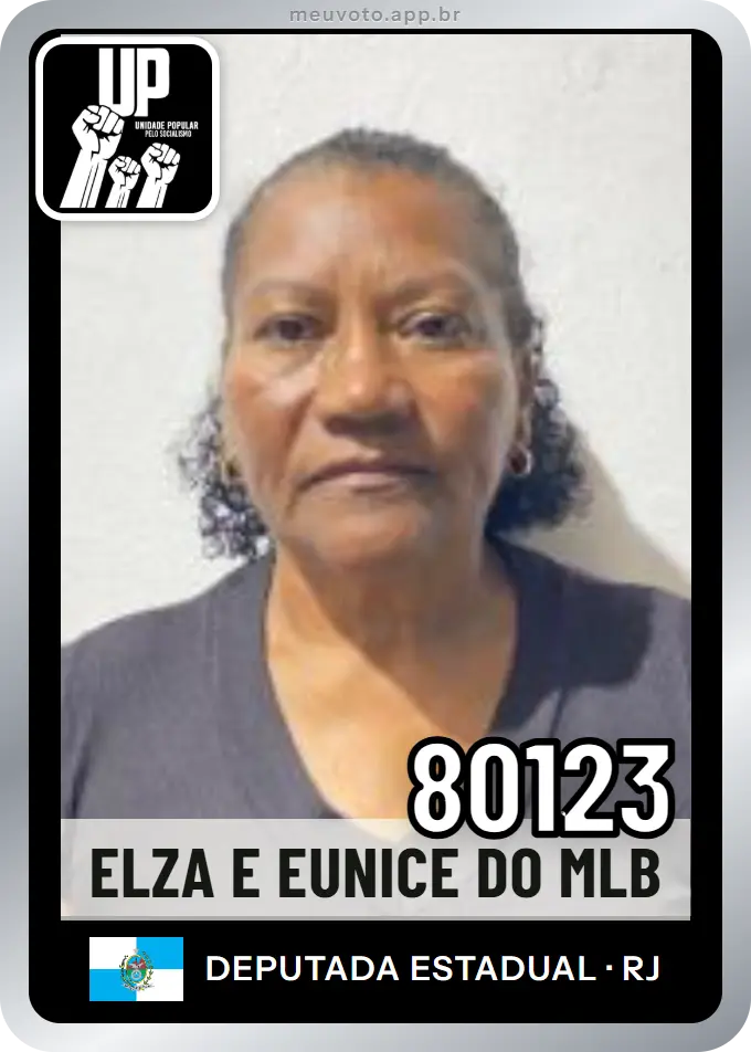 Carta de Elza e Eunice do Mlb, número 80123, UP