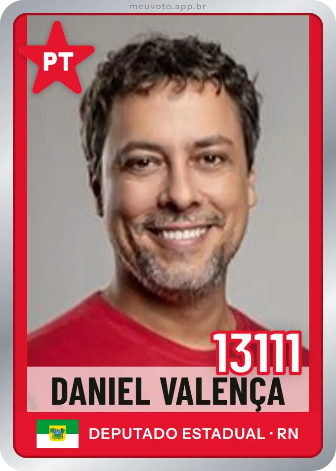 Carta de Daniel Valença, número 13111, PT