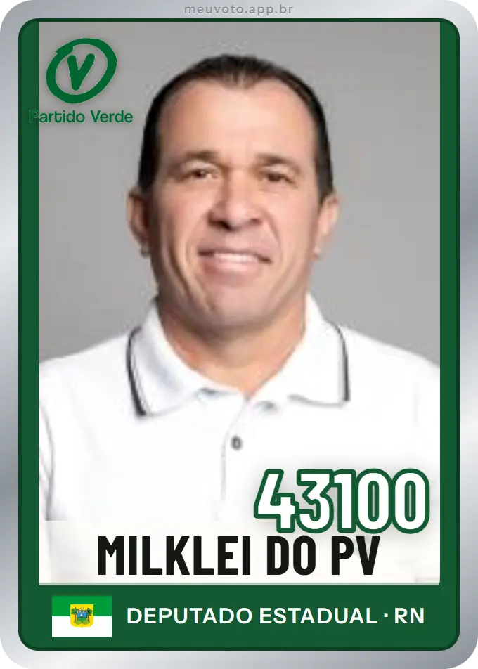 Carta de Milklei do Pv, número 43100, PV
