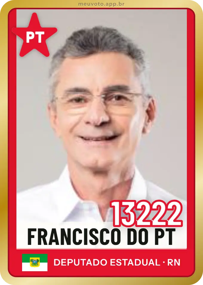 Carta de Francisco do Pt, número 13222, PT