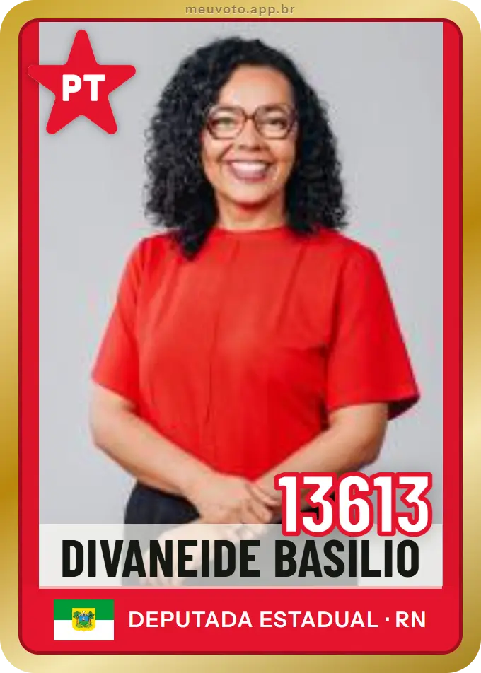 Carta de Divaneide Basílio, número 13613, PT