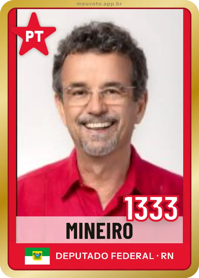 Carta de Mineiro, número 1333, PT