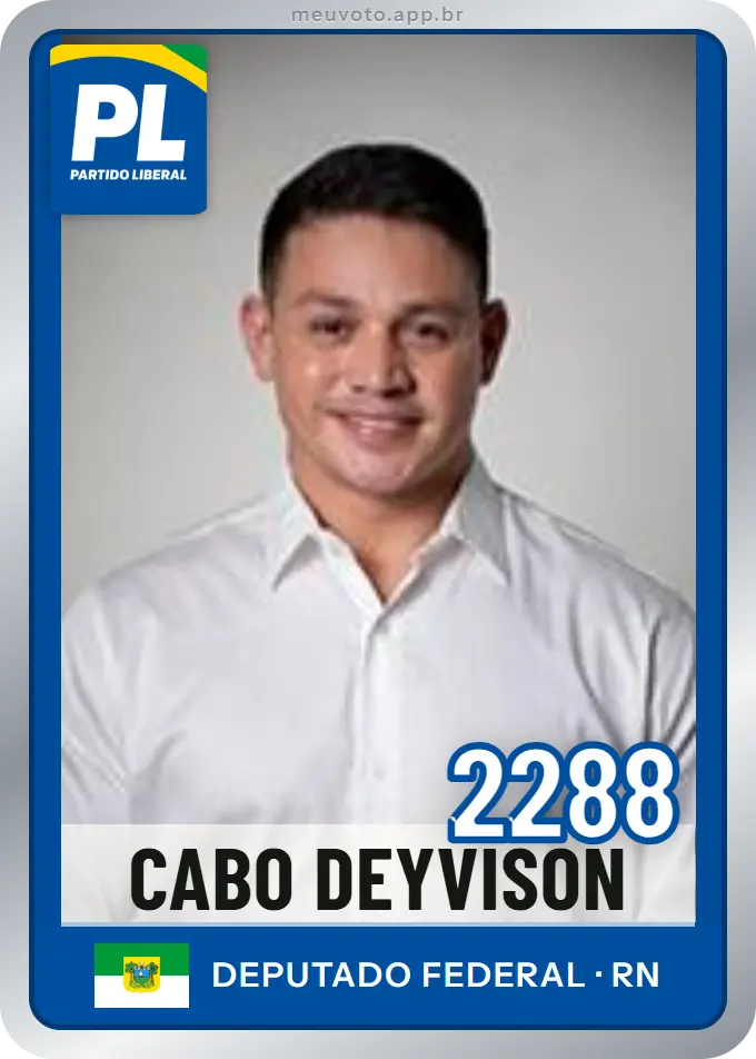 Carta de Cabo Deyvison, número 2288, PL
