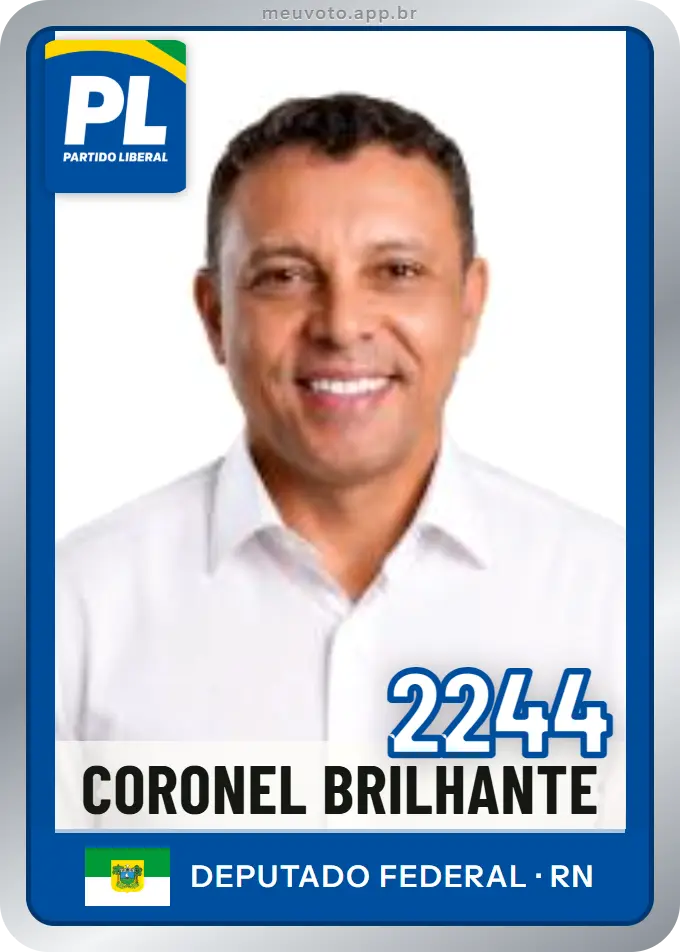 Carta de Coronel Brilhante, número 2244, PL