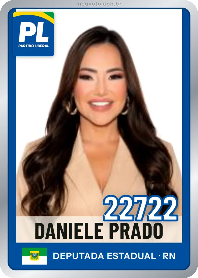 Carta de Daniele Prado, número 22722, PL