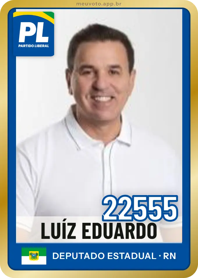 Carta de Luíz Eduardo, número 22555, PL