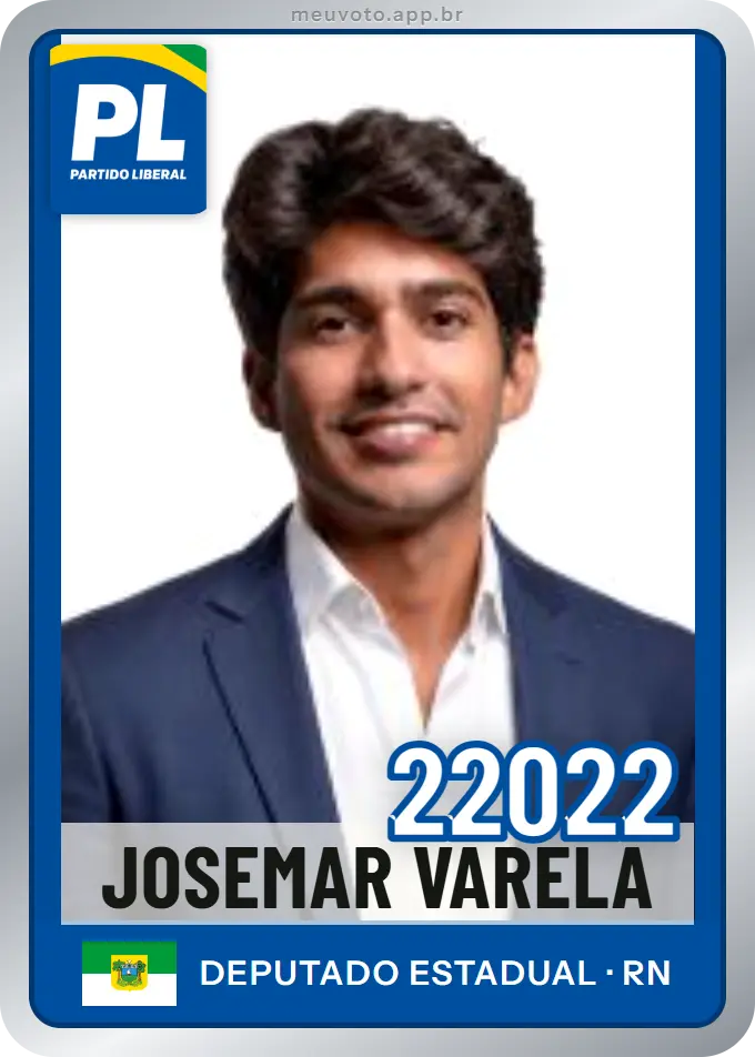 Carta de Josemar Varela, número 22022, PL