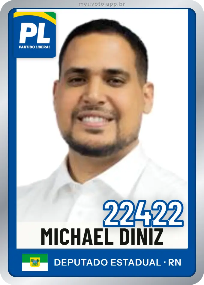 Carta de Michael Diniz, número 22422, PL